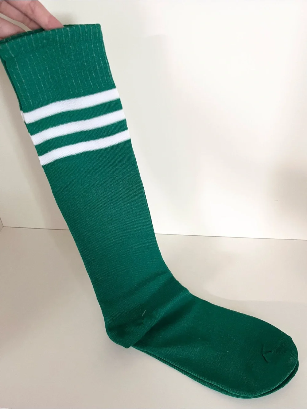Green knee high socks